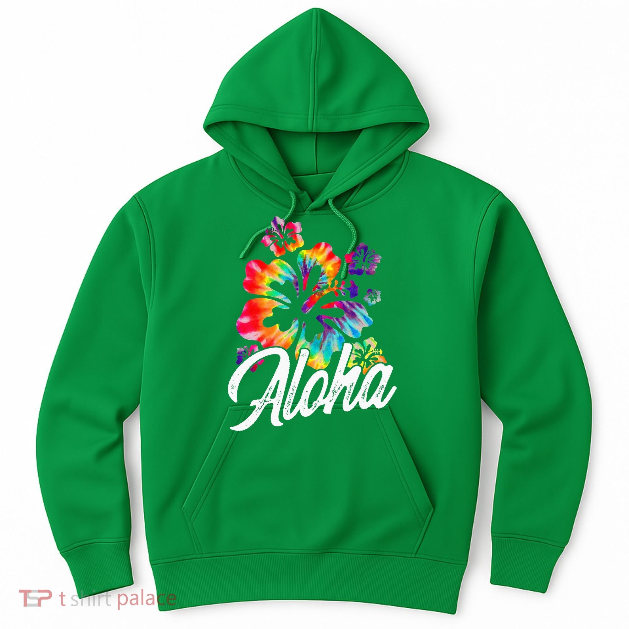 Hawaii Hawaiian Aloha Beaches Hibiscus Flowers Hoodie