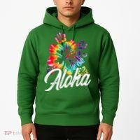 Hawaii Hawaiian Aloha Beaches Hibiscus Flowers Hoodie thumb 2