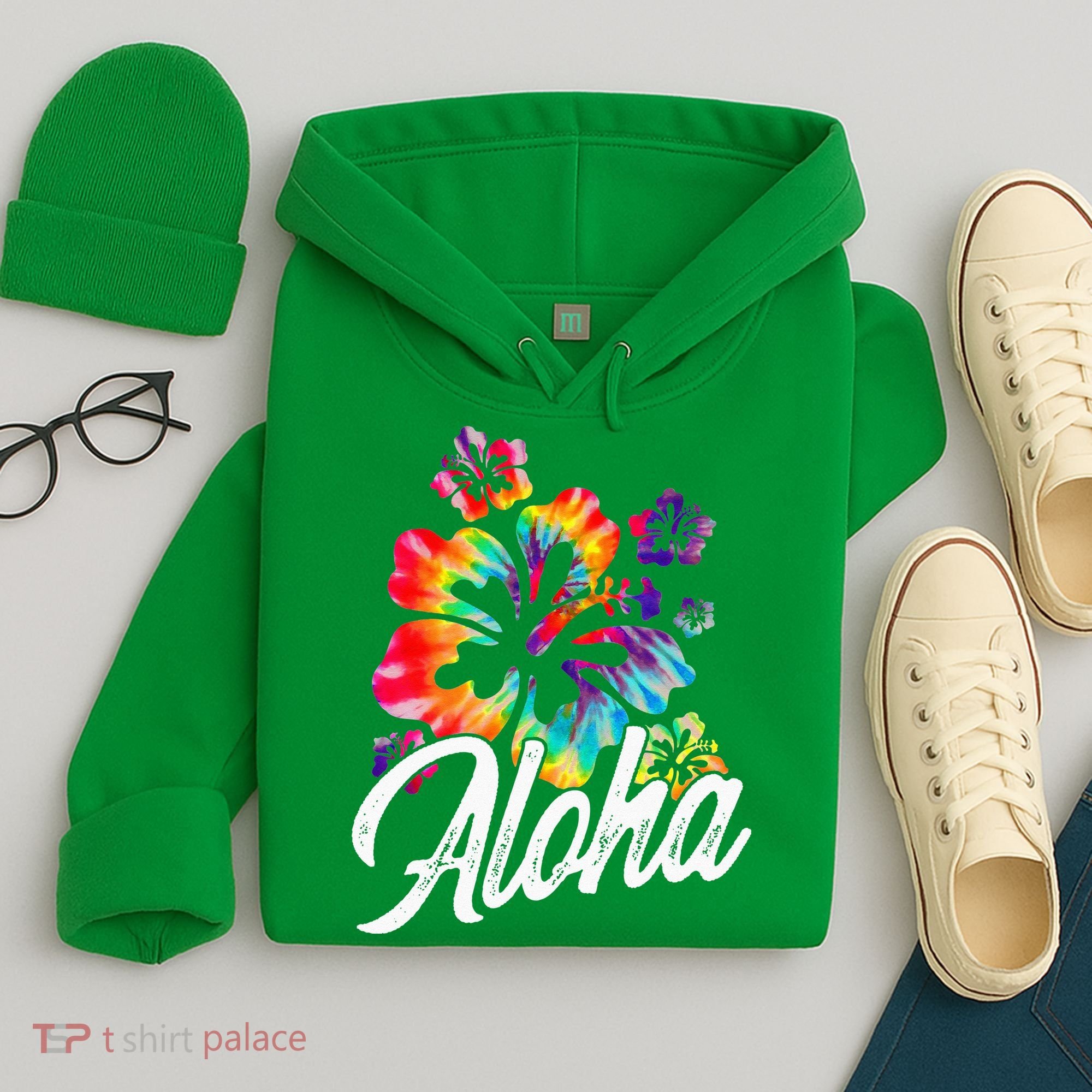 Hawaii Hawaiian Aloha Beaches Hibiscus Flowers Hoodie