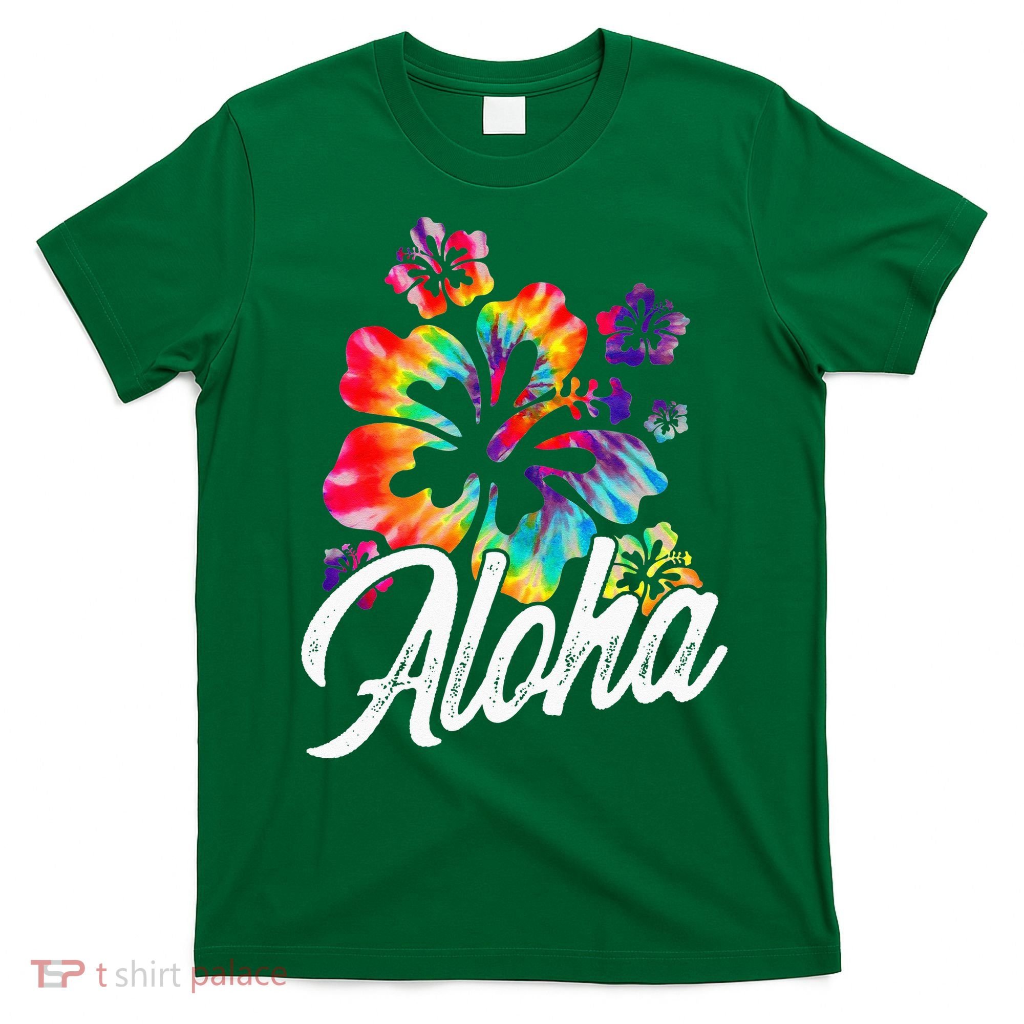 Hawaii Hawaiian Aloha Beaches Hibiscus Flowers T-Shirt