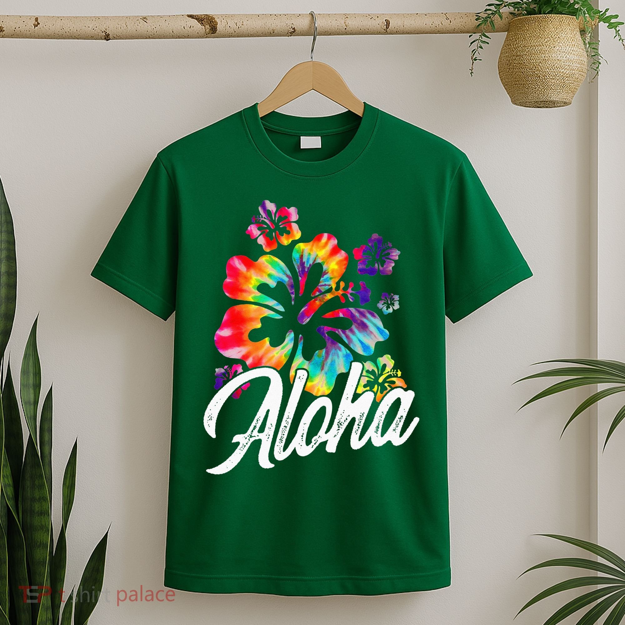 Hawaii Hawaiian Aloha Beaches Hibiscus Flowers T-Shirt