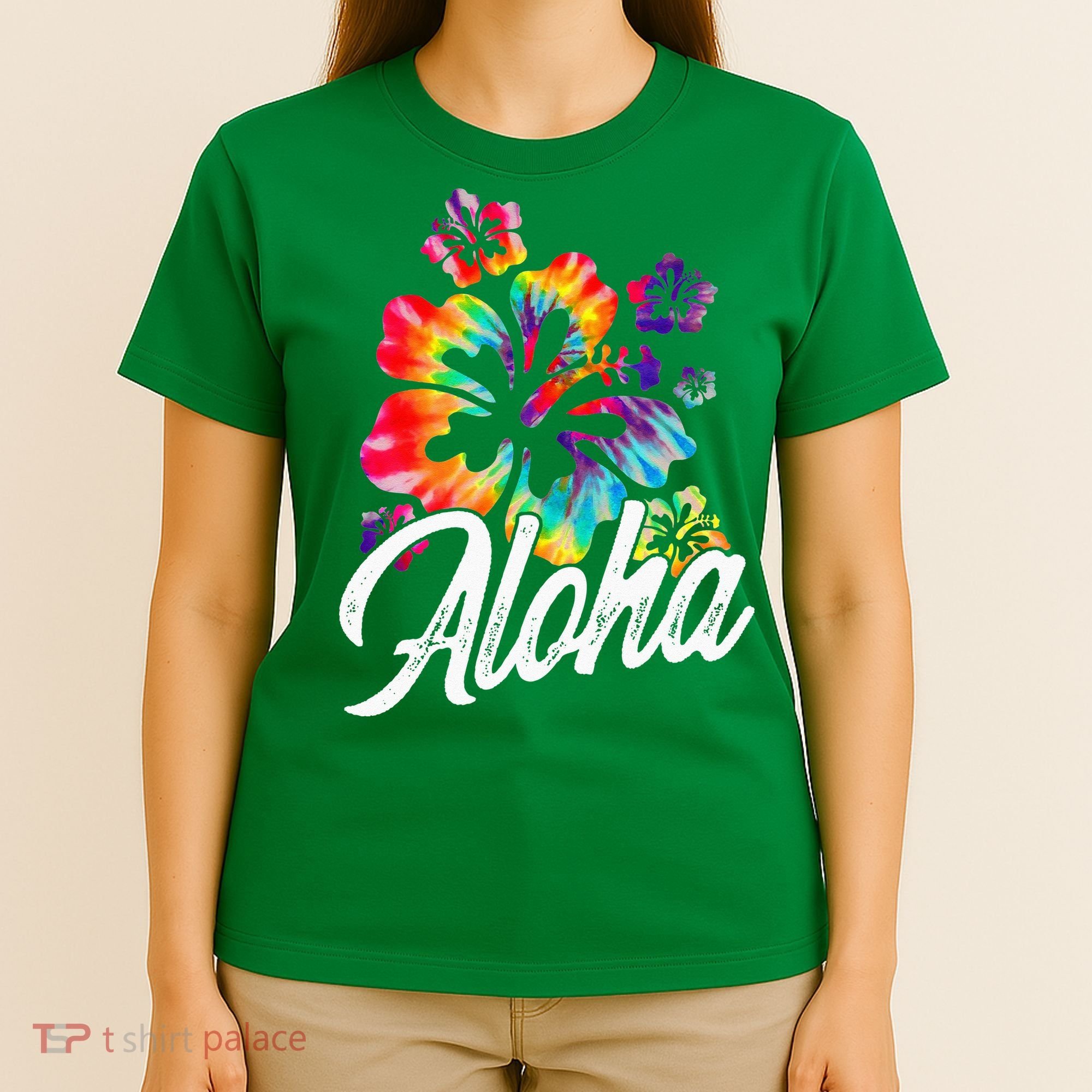 Hawaii Hawaiian Aloha Beaches Hibiscus Flowers T-Shirt