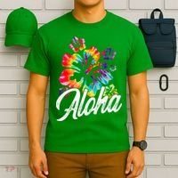 Hawaii Hawaiian Aloha Beaches Hibiscus Flowers T-Shirt thumb 6
