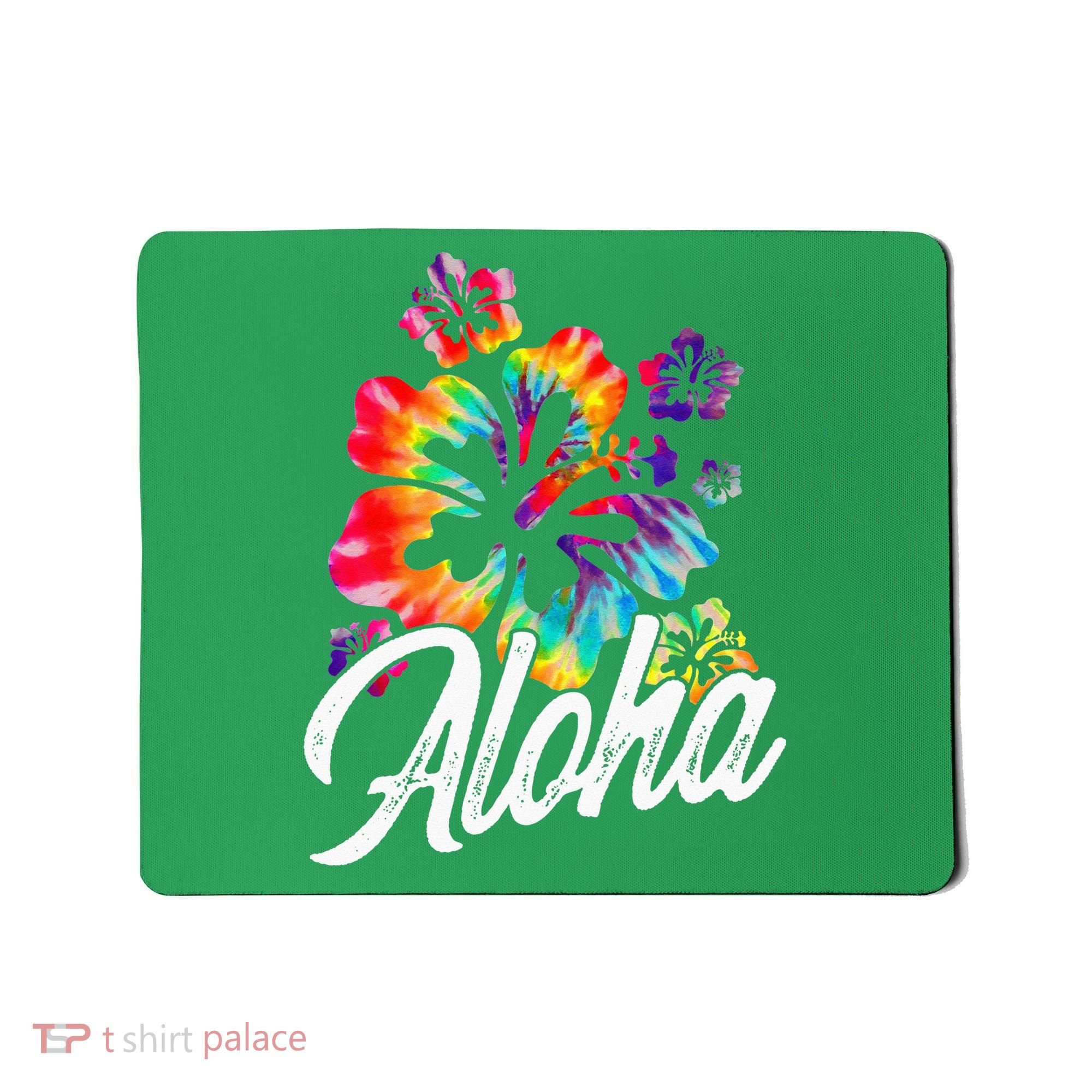 Hawaii Hawaiian Aloha Beaches Hibiscus Flowers Mousepad