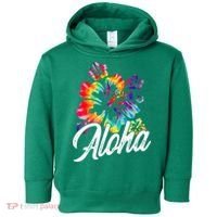 Hawaii Hawaiian Aloha Beaches Hibiscus Flowers Toddler Hoodie thumb 0