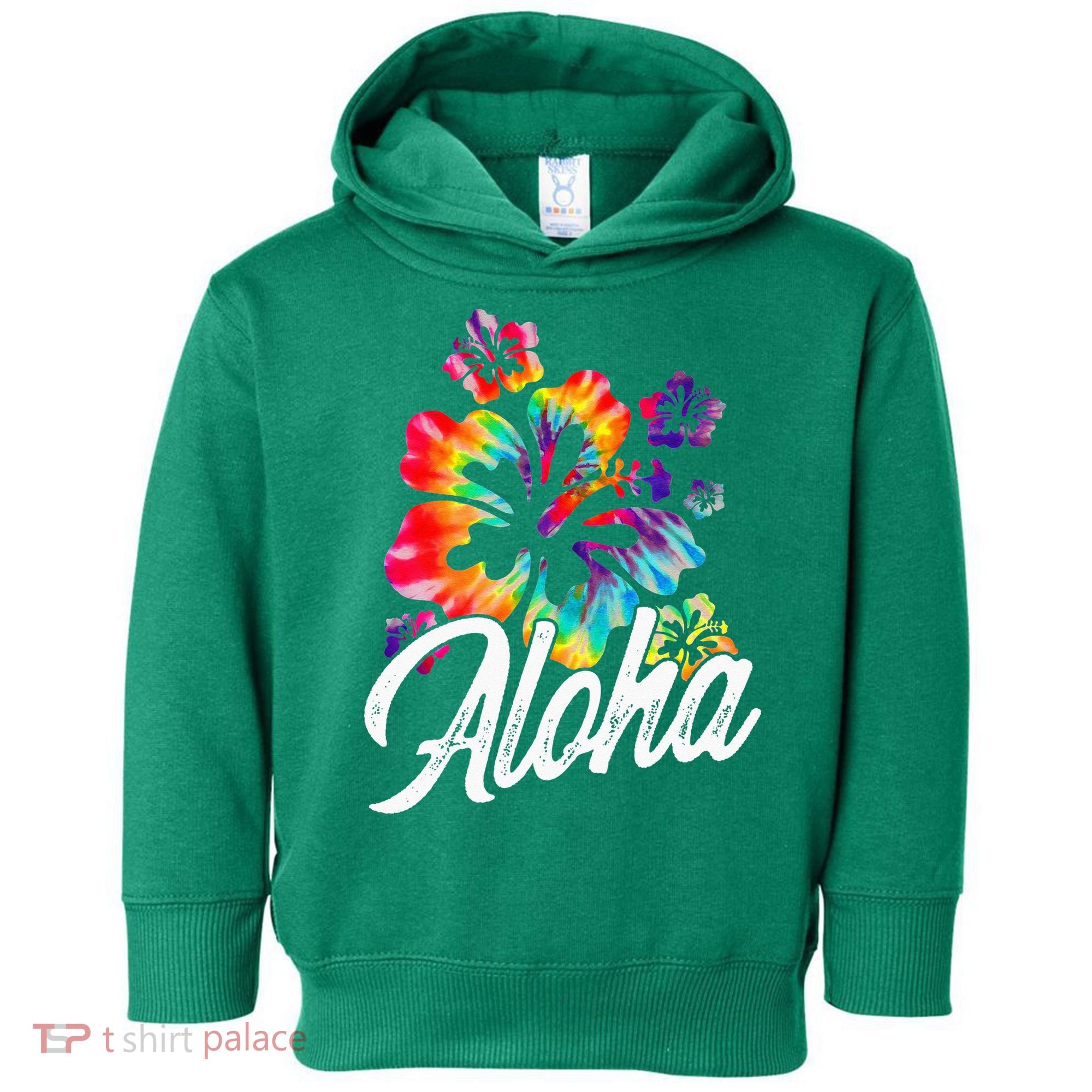 Hawaii Hawaiian Aloha Beaches Hibiscus Flowers Toddler Hoodie