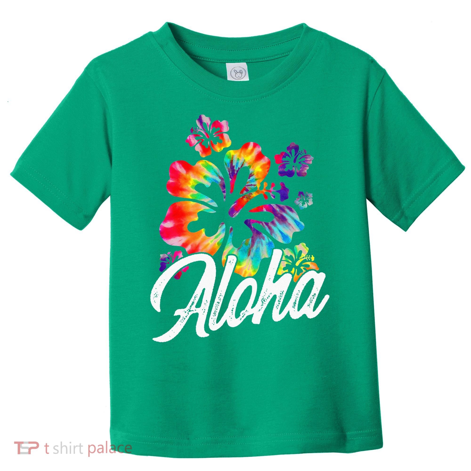 Hawaii Hawaiian Aloha Beaches Hibiscus Flowers Toddler T-Shirt