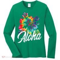 Hawaii Hawaiian Aloha Beaches Hibiscus Flowers Women's Long Sleeve Shirt thumb 0