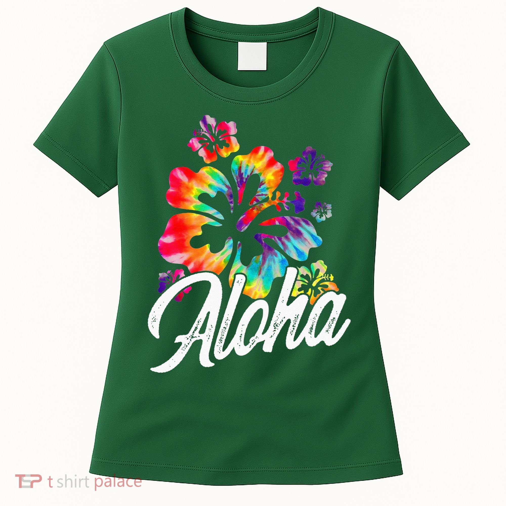 Hawaii Hawaiian Aloha Beaches Hibiscus Flowers Women's T-Shirt