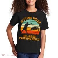 Hitting Holes And Crushing Souls Cornhole Kids T-Shirt thumb 2