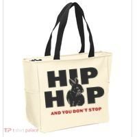 Hip Hop And You Don't Stop Funny Easter And Rap Tote Bag thumb 2