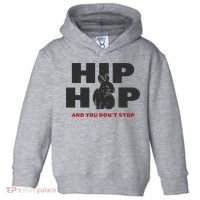 Hip Hop And You Don't Stop Funny Easter And Rap Toddler Hoodie thumb 0