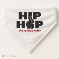 Hip Hop And You Don't Stop Funny Easter And Rap USA-Made Doggie Bandana thumb 0