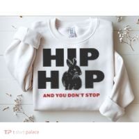 Hip Hop And You Don't Stop Funny Easter And Rap Sweatshirt thumb 2