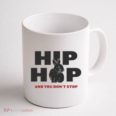 Hip Hop And You Don't Stop Funny Easter And Rap Coffee Mug back