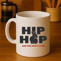 Hip Hop And You Don't Stop Funny Easter And Rap Coffee Mug thumb 4
