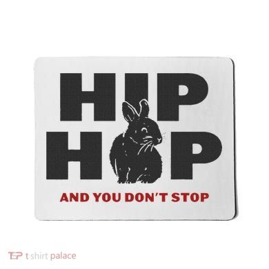 Hip Hop And You Don't Stop Funny Easter And Rap Mousepad