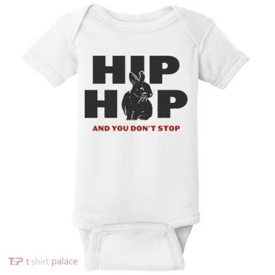 Hip Hop And You Don't Stop Funny Easter And Rap Baby Bodysuit
