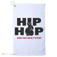 Hip Hop And You Don't Stop Funny Easter And Rap Golf Towel thumb 0