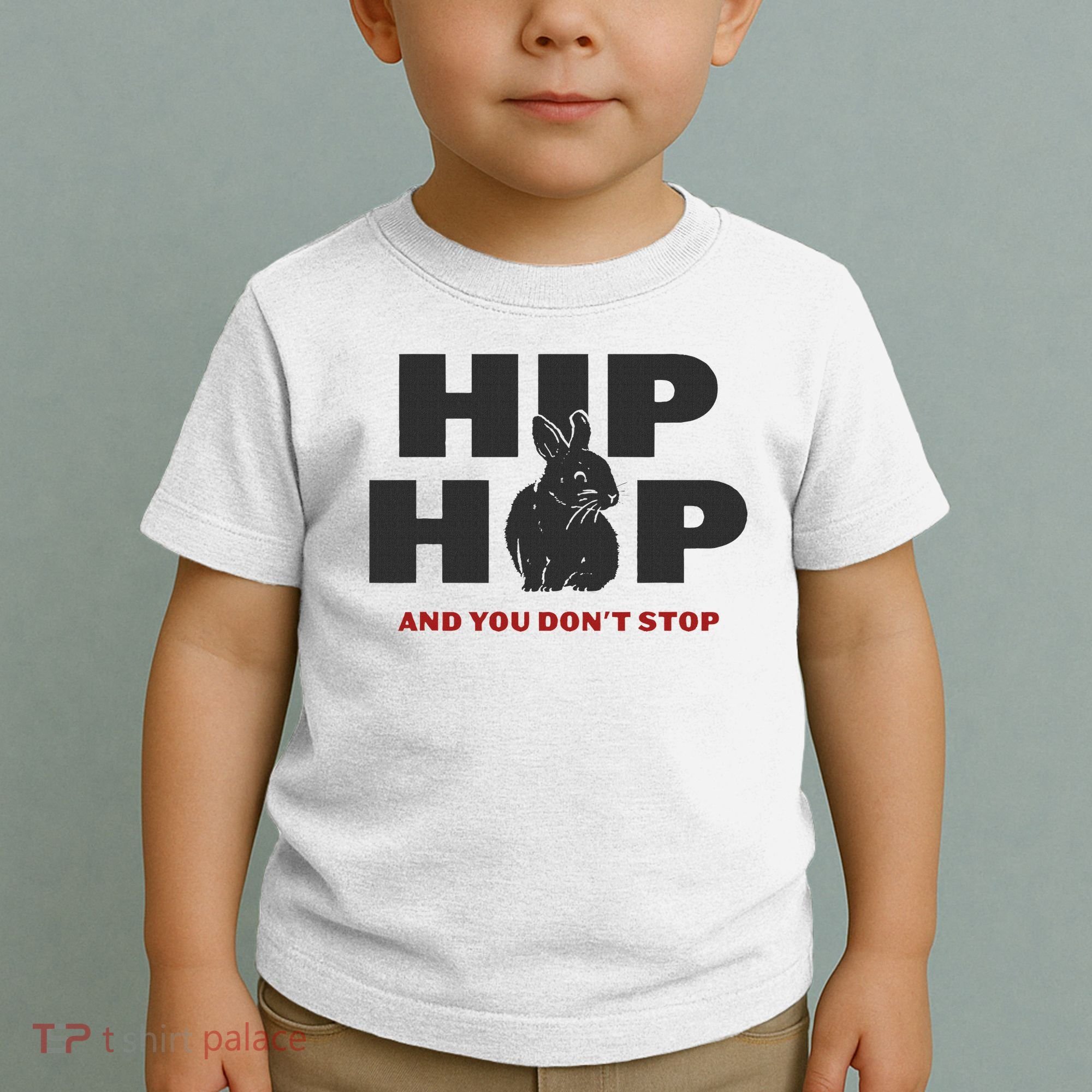 Hip Hop And You Don't Stop Funny Easter And Rap Toddler T-Shirt