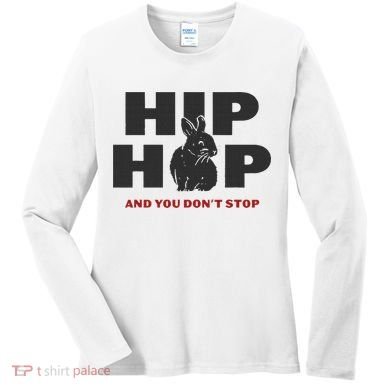 Hip Hop And You Don't Stop Funny Easter And Rap Women's Long Sleeve Shirt