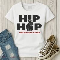 Hip Hop And You Don't Stop Funny Easter And Rap Women's T-Shirt thumb 3