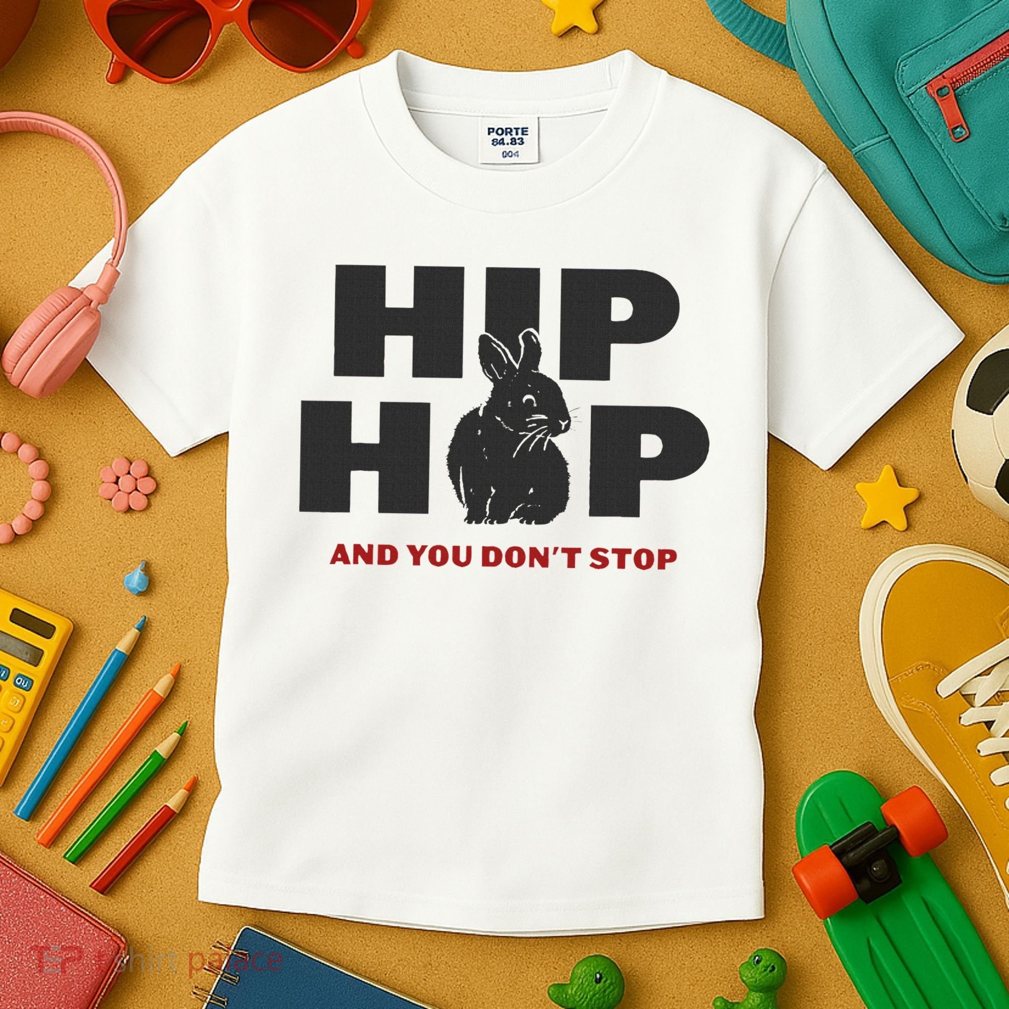 Hip Hop And You Don't Stop Funny Easter And Rap Kids T-Shirt