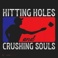 Hitting Holes And Crushing Souls Toss Players Cornhole Women's Sweatshirt thumb 2