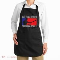 Hitting Holes And Crushing Souls Toss Players Cornhole Apron thumb 2