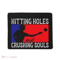 Hitting Holes And Crushing Souls Toss Players Cornhole Mousepad thumb 0