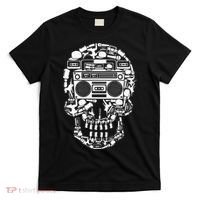 Hip Hop Boombox Hiphop Boombox Skull T-Shirt thumb 0