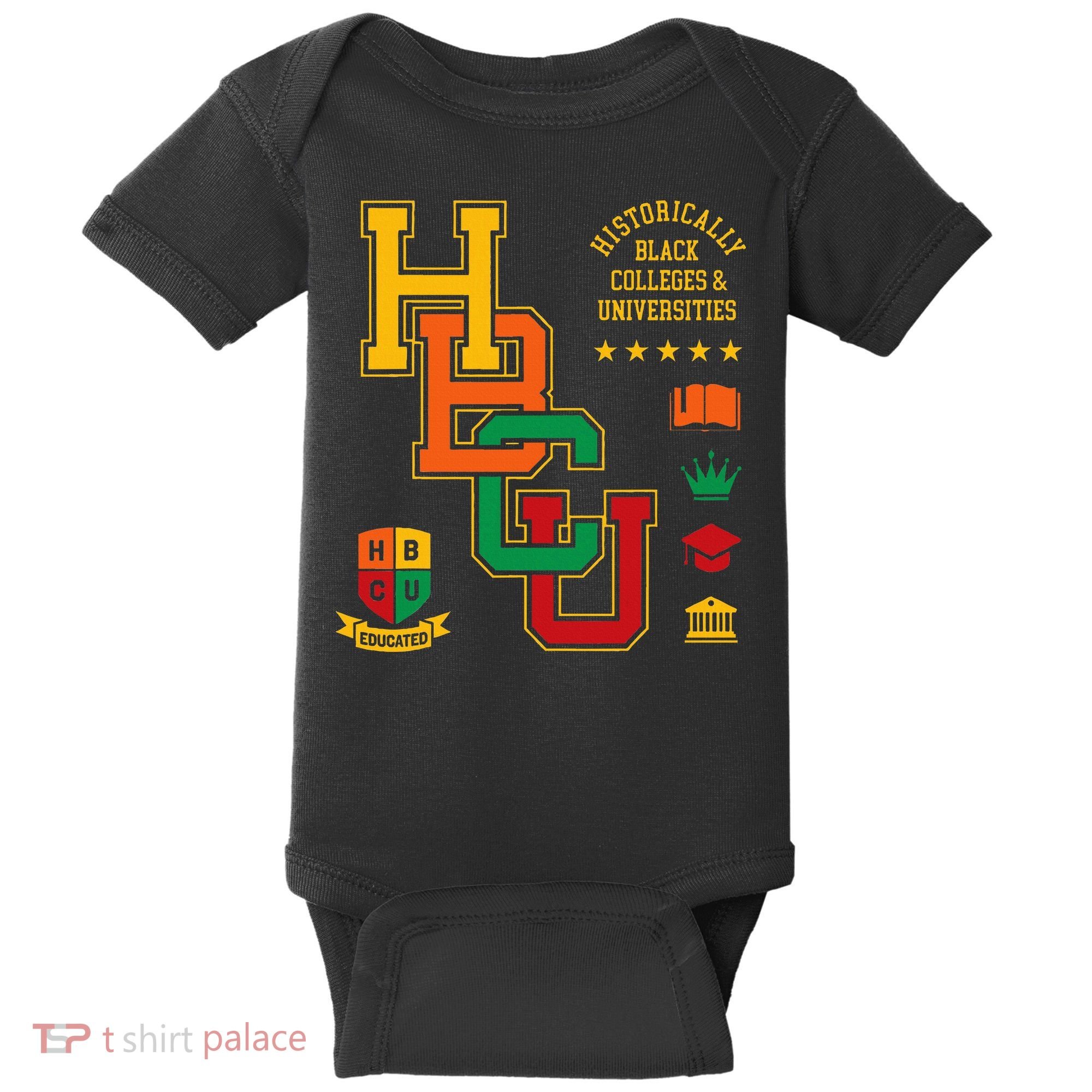 HBCU Historically Black Colleges Universities Grad Alumni Baby Bodysuit