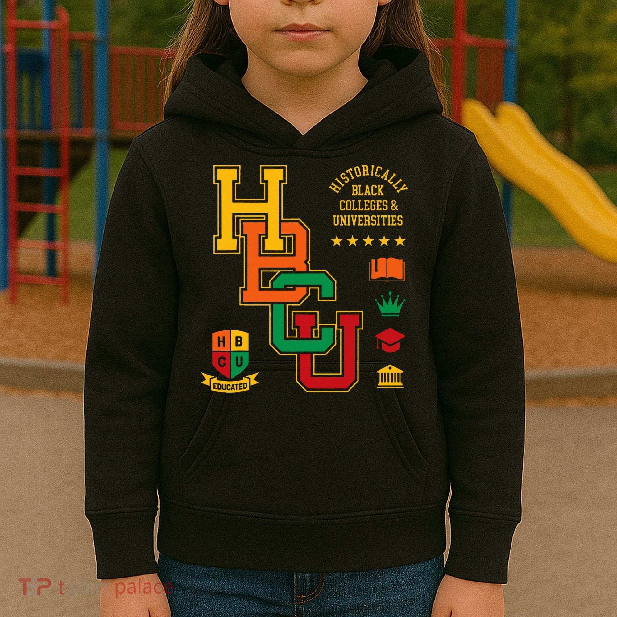 HBCU Historically Black Colleges Universities Grad Alumni Kids Hoodie