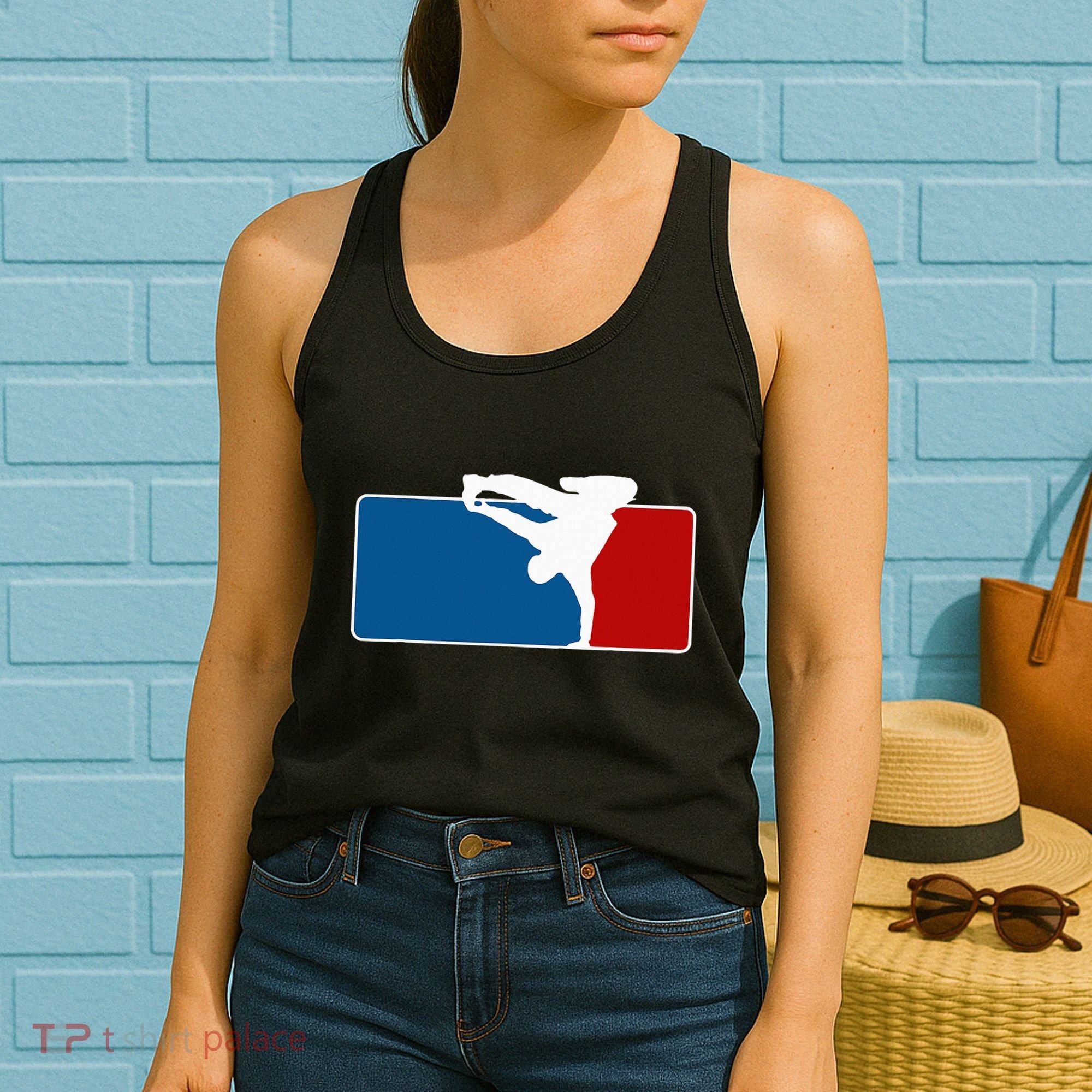 Hip Hop Bboy Breakdance Pose Street Dance Popping Women's Tank Top