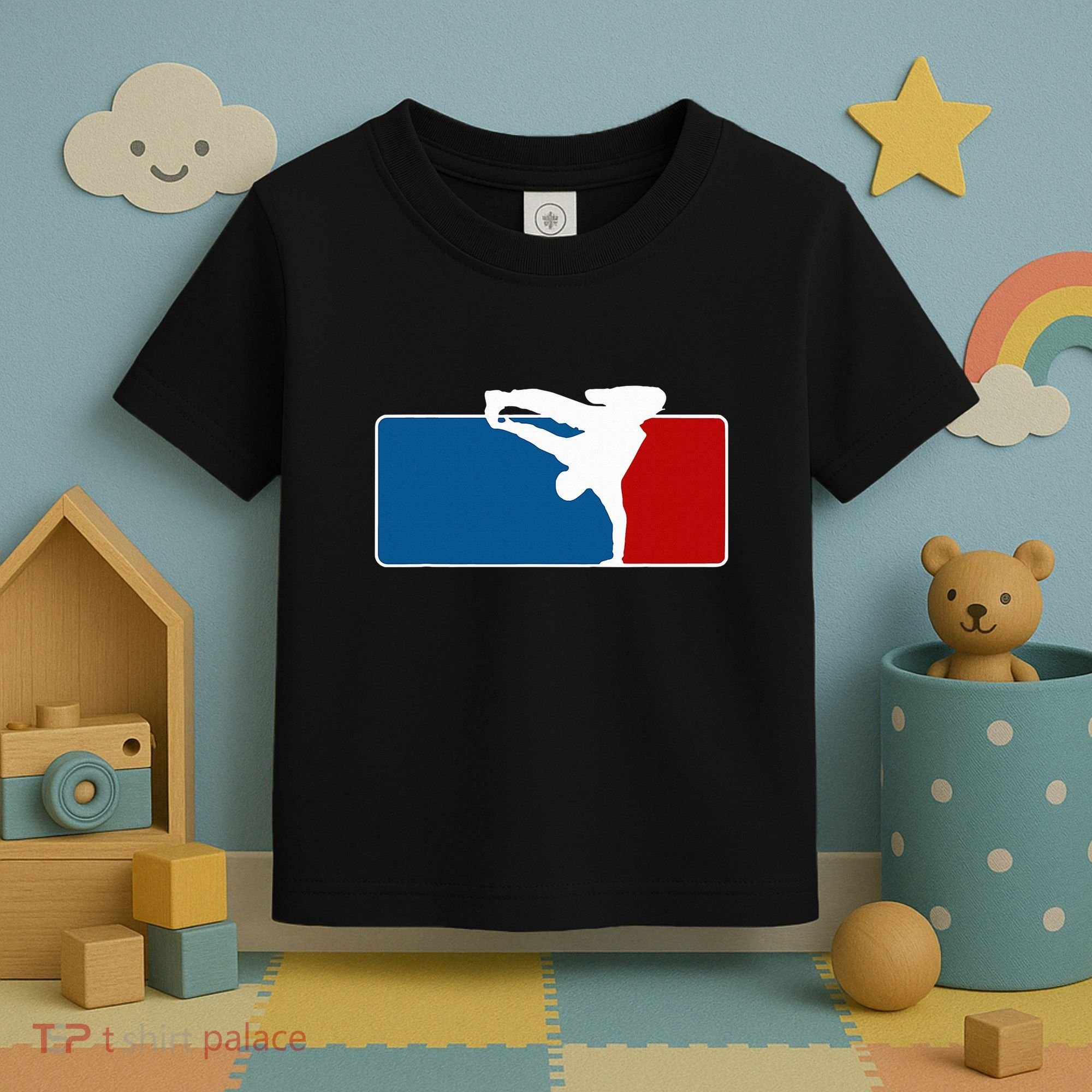 Hip Hop Bboy Breakdance Pose Street Dance Popping Toddler T-Shirt