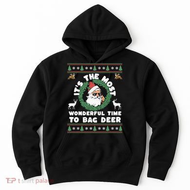 Holiday Hunting Bag with Festive Deer Hoodie
