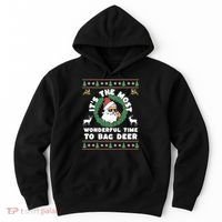 Holiday Hunting Bag with Festive Deer Hoodie thumb 0