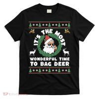 Holiday Hunting Bag with Festive Deer T-Shirt thumb 0