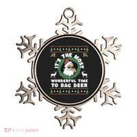 Holiday Hunting Bag with Festive Deer Ornament thumb 0
