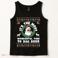 Holiday Hunting Bag with Festive Deer Tank Top thumb 2