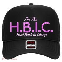 Hbic Head Bitch In Charge Women Funny Bitches Grown Sexy Hat thumb 0