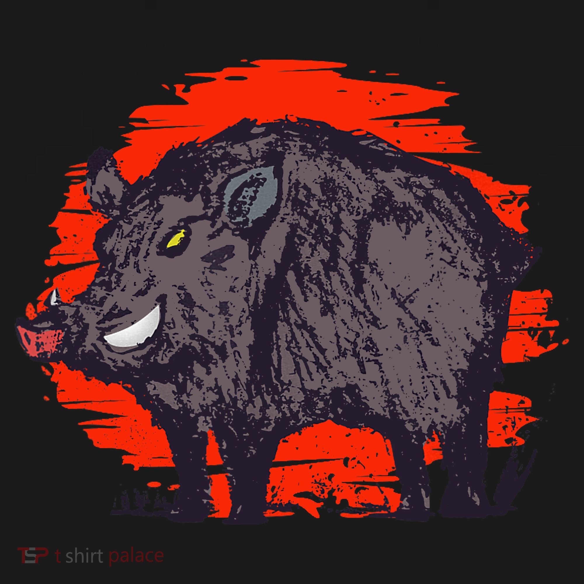 Hog Hunting Boar Wild Hog Button