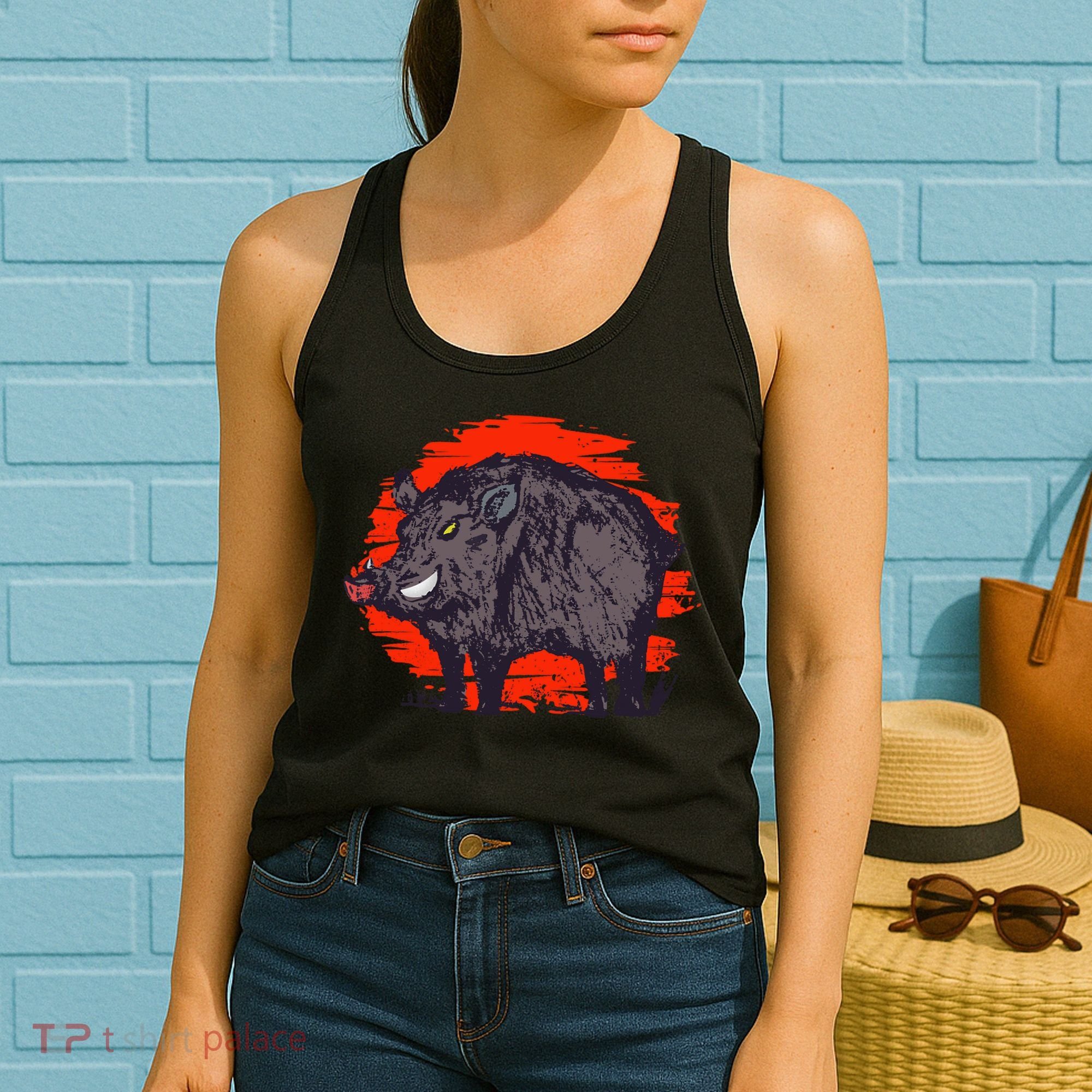Hog Hunting Boar Wild Hog Women's Tank Top