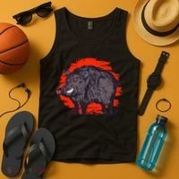 Hog Hunting Boar Wild Hog Tank Top thumb 4