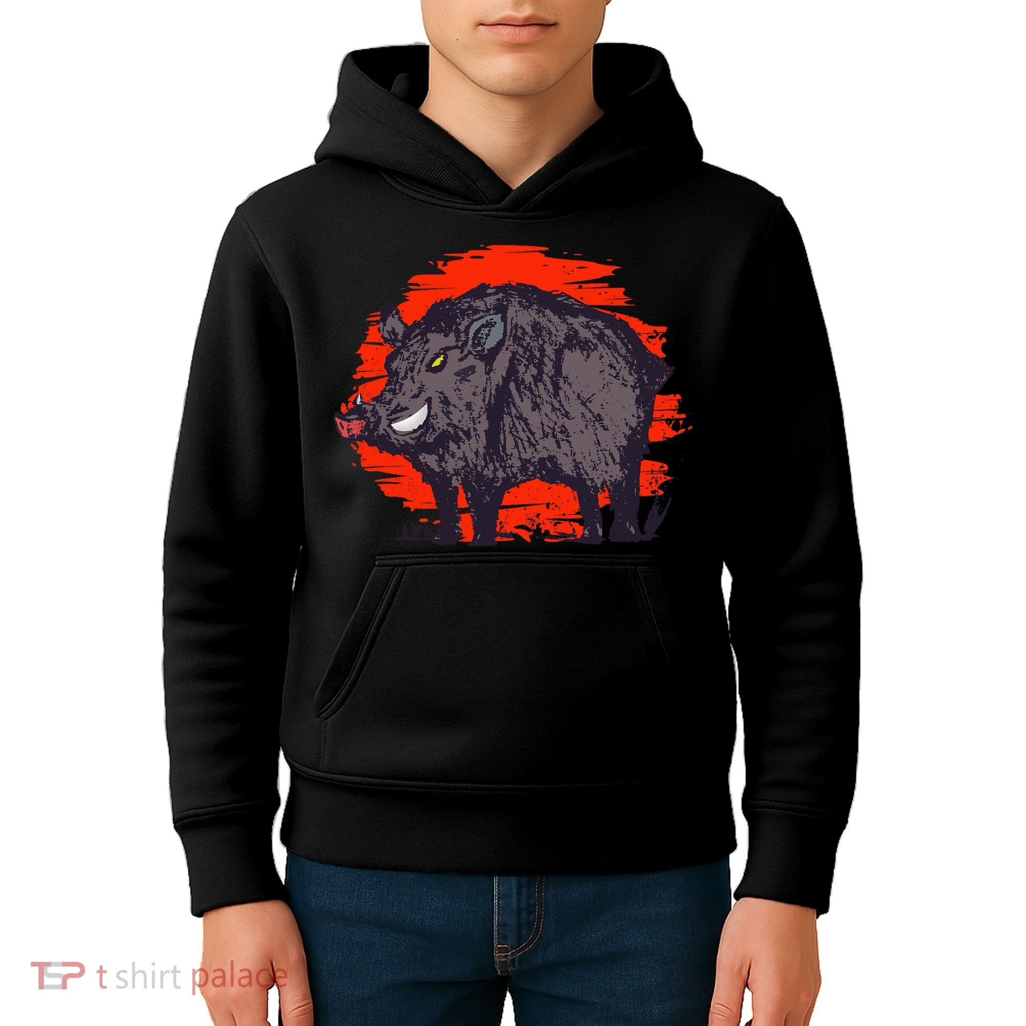 Hog Hunting Boar Wild Hog Kids Hoodie
