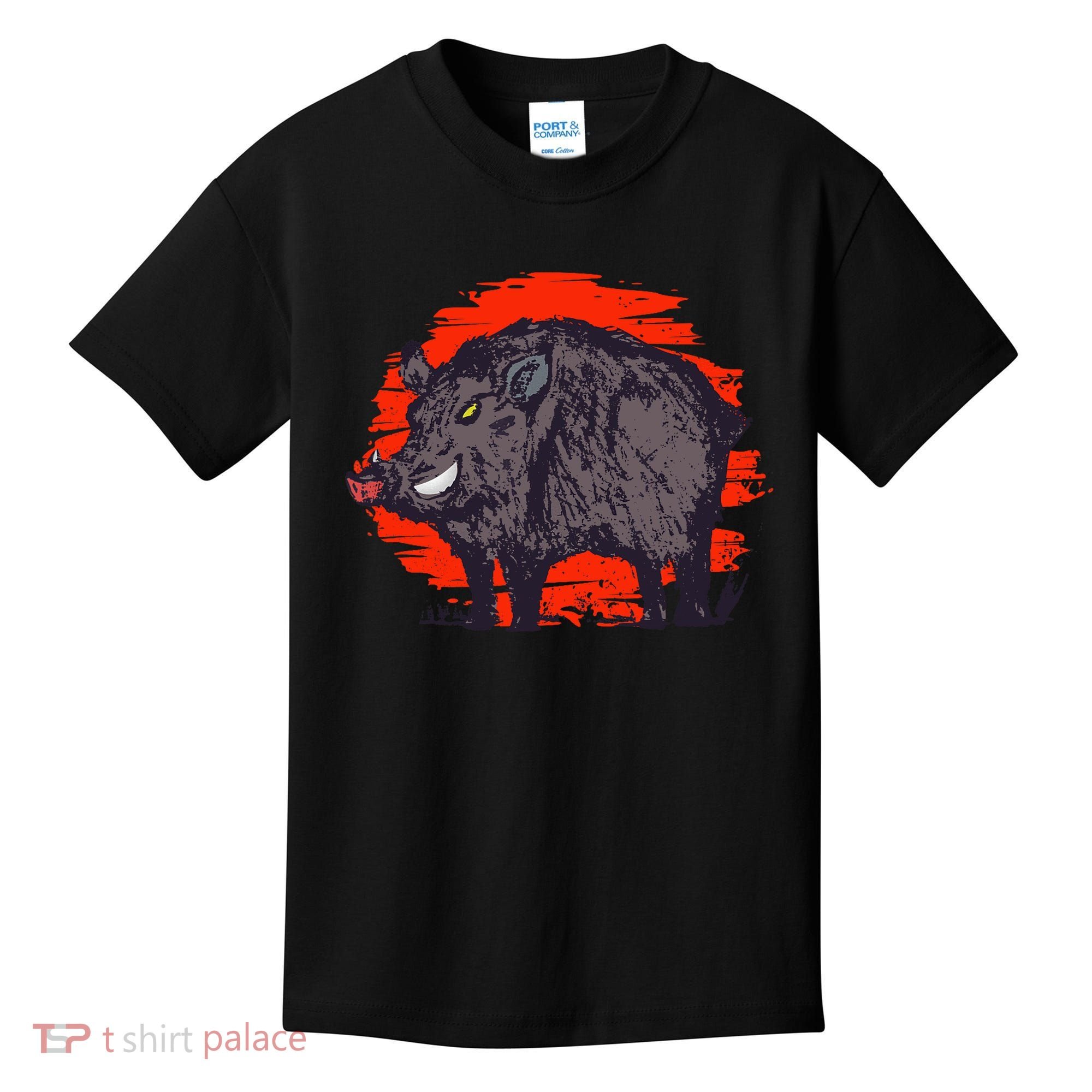 Hog Hunting Boar Wild Hog Kids T-Shirt
