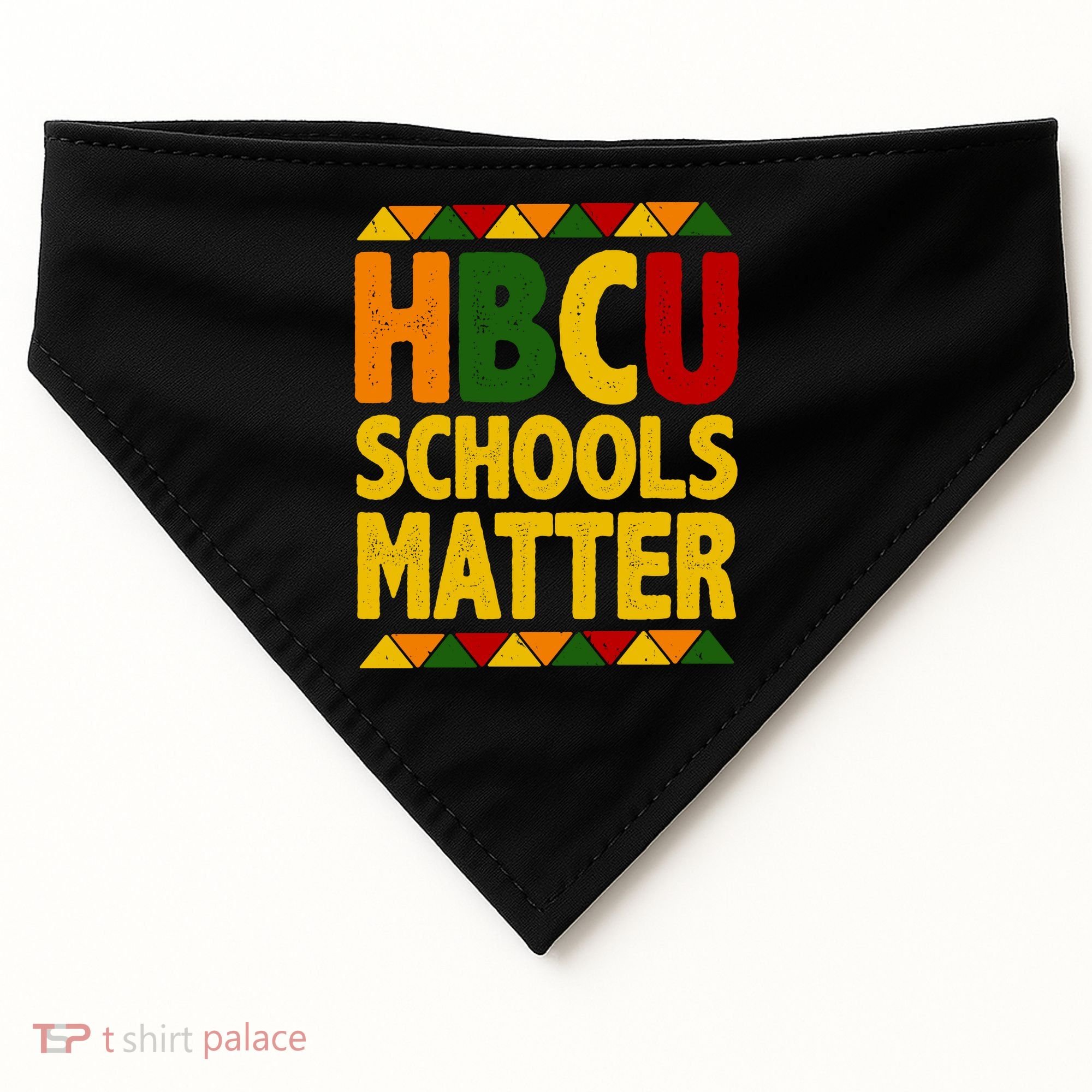 HBCU Humbled Blessed Creative Unique USA-Made Doggie Bandana