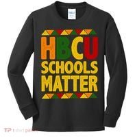 HBCU Humbled Blessed Creative Unique Kids Long Sleeve Shirt thumb 0