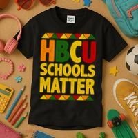 HBCU Humbled Blessed Creative Unique Kids T-Shirt thumb 3