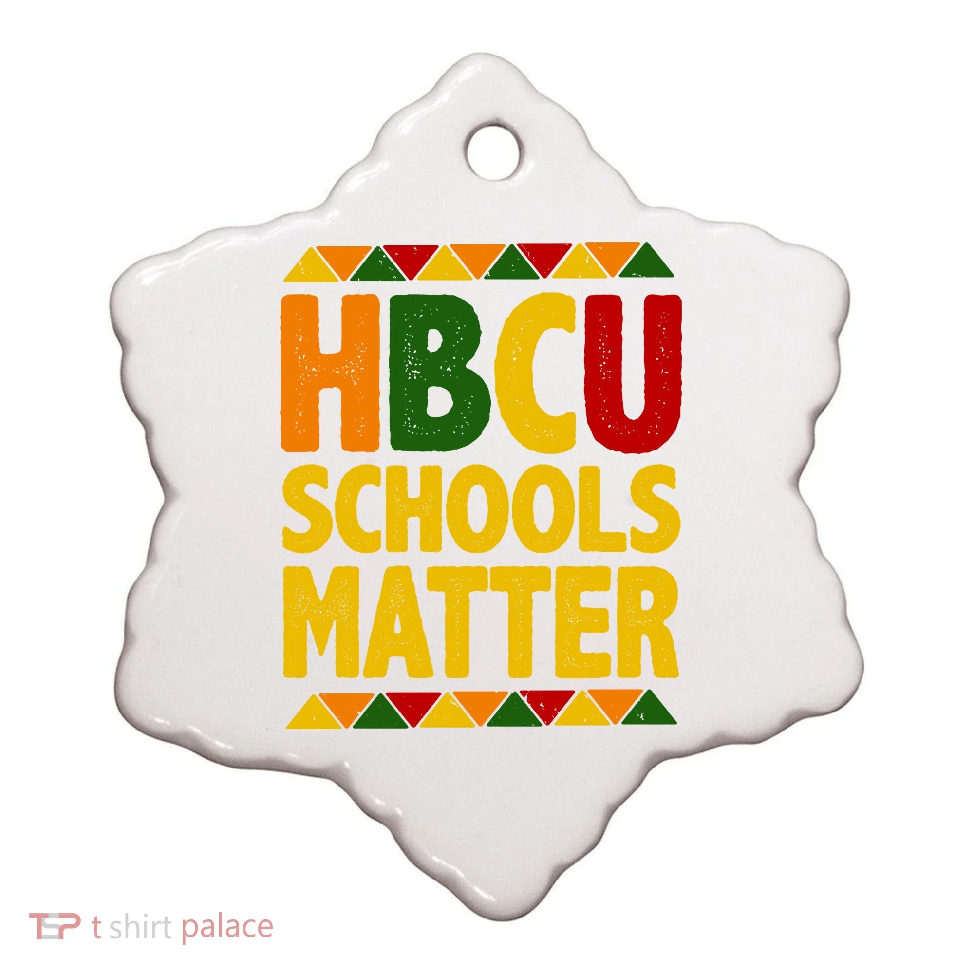 HBCU Humbled Blessed Creative Unique Ceramic Ornament